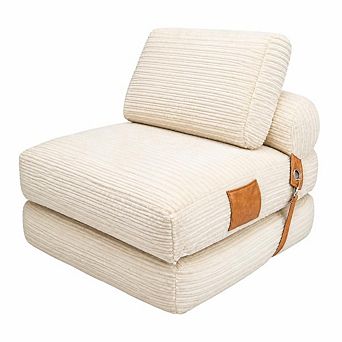 GOODSILO Convertible Folding Lazy Sofa Bean Bag Chair Bed