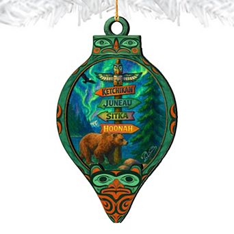 Forest Spirit Totem Wooden Ornament by G. DeBrekht