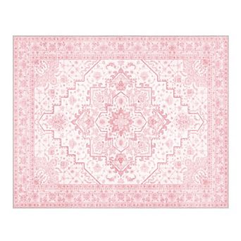 Boho Area Rug, Machine Washable Rug Carpet for Living Room Bedroom Home Decor