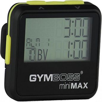 Compact Fitness Clip Timer, Digital Interval Stopwatch for HIIT Training Gym Exercise
