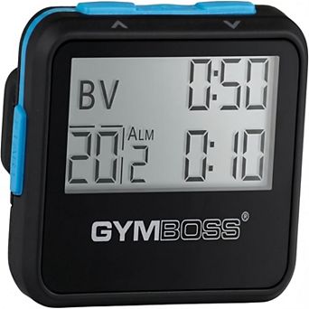 Interval Timer and Stopwatch - Black/Blue