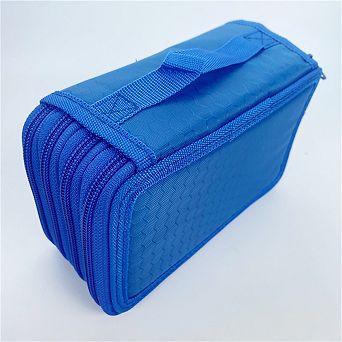 Oxford Fabric Pencil Case, 52 Slot Colored Pencil Organizer,48 Colors Capacity,Portable Pencil Pouch