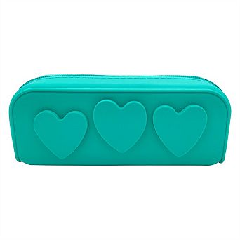 Portable Silicone Pencil Case - Multi-functional Makeup Cosmetic Organizer, Stationery Storage Box