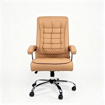 Executive Office Chair - High Back PU Leather Desk Chair with Spring Cushion, Swivel Chair, 350lbs