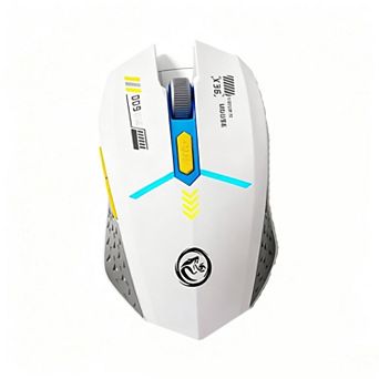 Dual Mode Bluetooth 2.4G Rechargeable Wireless Silent Gaming Mouse,RGB Breathing Lights,6 Buttons
