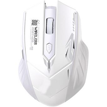 Dual Mode 2.4G Bluetooth Wireless Gaming Mouse, 6 Buttons,Ergonomic Mecha Style Rechargeable Mice
