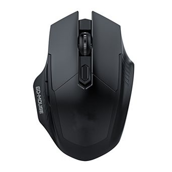 Dual Mode 2.4G Bluetooth Wireless Gaming Mouse, RGB Silent Rechargeable Ergonomic Mouse