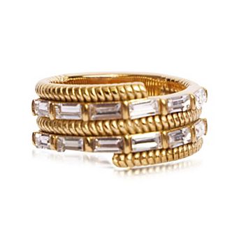Jewels by Sunaina Alora Serpent Ring with Zircon Details