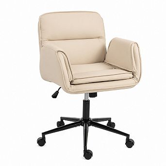 Storycute Criss Cross Adjustable Office Chair with Foldable Armrests