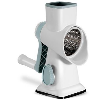 Stainless Steel Changeable Blades Rotary Cheese Grater Kitchen Tool