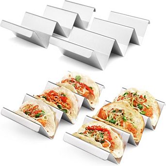 Stainless Steel Taco Holder Stand 2 Packs