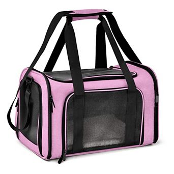 Pet Carrier Airline Approved Soft Sided Collapsible Travel Bag for Small Medium Cats Dogs Puppies Up