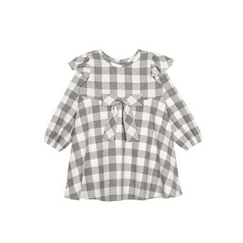 Harper Ash Bow Flannel Dress