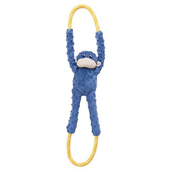 Ropetugz Durable Dog Pull Rope Interactive Tug Of War Toy For Large Medium Small Dogs Squeaky Heavy