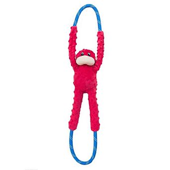 Ropetugz Durable Dog Pull Rope Interactive Tug Of War Toy For Large Medium Small Dogs Squeaky Heavy