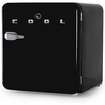 Commercial Cool 1.6 Cu Ft Retro Refrigerator - Single Door Mini Fridge with Chiller Compartment