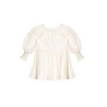 Charmed White Chiffon Dress