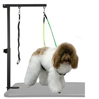 Dog Grooming Arm with Clamp Pet Hammock Harness Table Stand for Small Dogs Hair Blowing Washing Bath