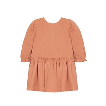 Midnight Poppy Cotton Gauze Dress