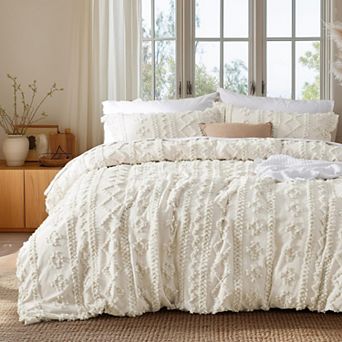 Bedsure Boho Duvet Cover, Soft & Comfortable Elegant Design Boho Bedding for Decoration, Machine