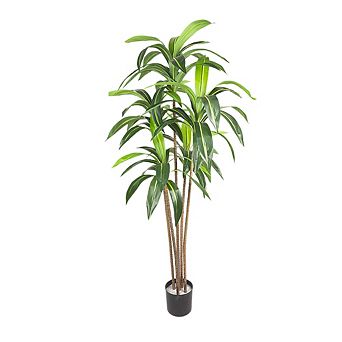 Artificial Plants,Faux Greenery Tree, Modern Outdoor Topiary Tree for Home Decor Indoor