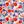 Red Blue Floral