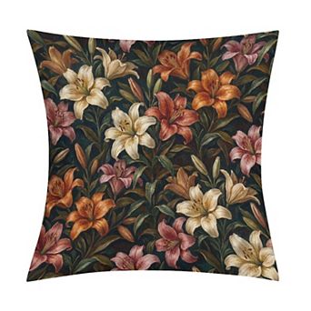 Throw Pillow Cases, Waterproof Fabric, Retro Accent Pillow Cover