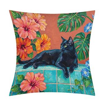 Throw Pillow Cases, Waterproof Fabric, Vintage Cushion Case Singular