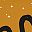 Gold Boo Print