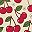 Red Cherry Print