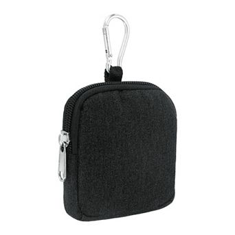 1 Pack Hands-Free Dog Treat Pouch, Training Bag with Carabiners for Leash & Zipper Closure