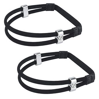 1 Pair Women's PU Leather Adjustable Anti-Loosening Shoe Straps for High Heels Sandals