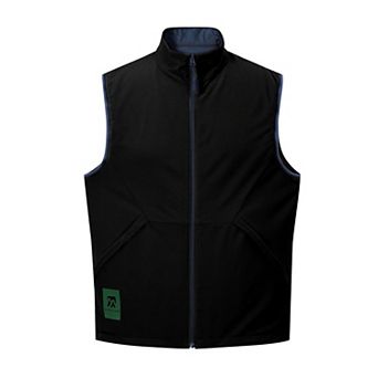 Men's Water-Resistant Softshell Vest Lightweight Outdoor Golf Jacket
