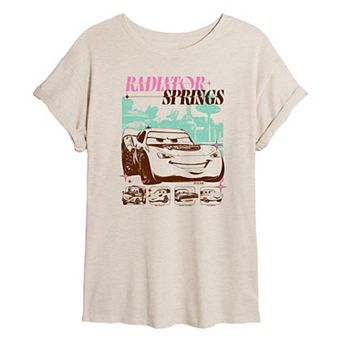 Juniors' Disney / Pixar's Cars Radiator Springs Oversized Tee