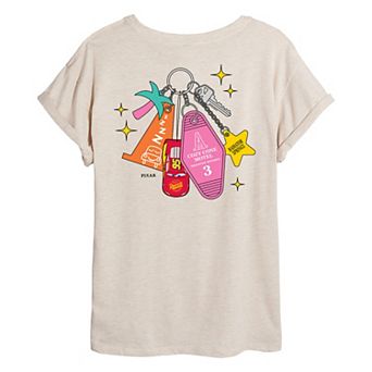 Juniors' Disney / Pixar's Cars Cozy Cone Motel Oversized Tee