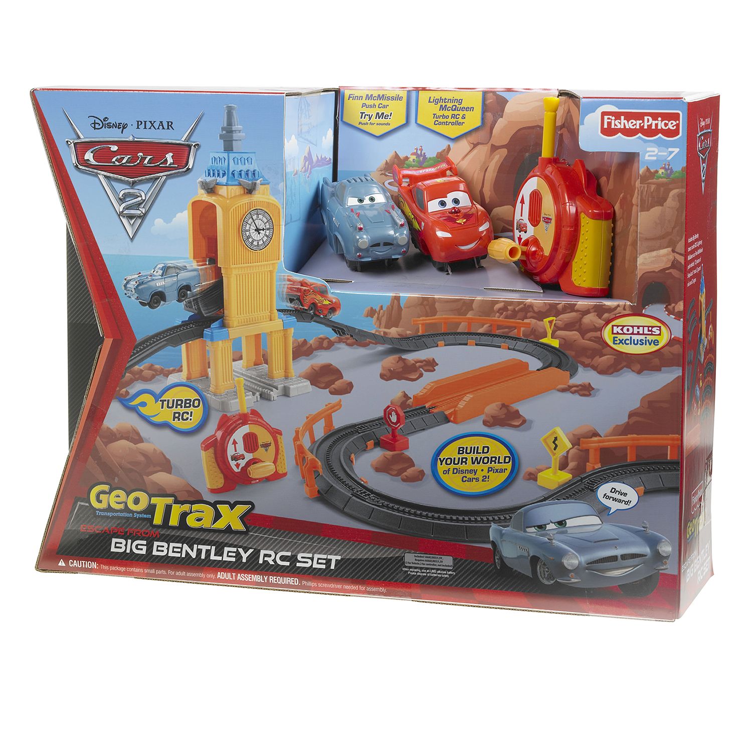 fisher price lightning mcqueen race track