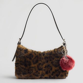 madden girl Faux Fur Shoulder Bag