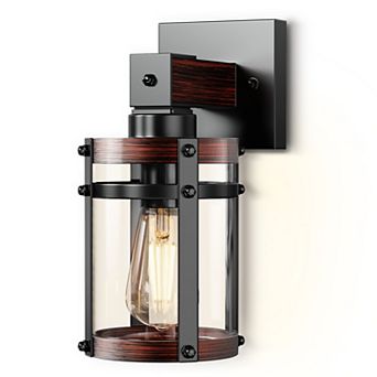 1-Light Retro Indoor Wall Sconce with E26 Socket, Bulb Not Included