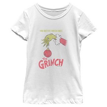 Girls 6-16 How The Grinch Stole Christmas You Better Watch Out Graphic Tee