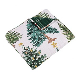 Levtex Home Christmas Grove Quilted Throw Blanket