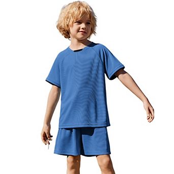 Arshiner Boys Piece Set Loose Athletic Tshirt And Mesh Shorts Outfits Sumer Sportswear Clothes Set
