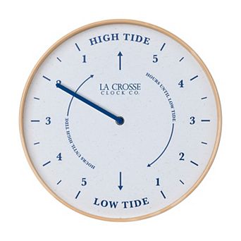 La Crosse Technology 11.81-inch Tide Analog Quartz Wall Clock
