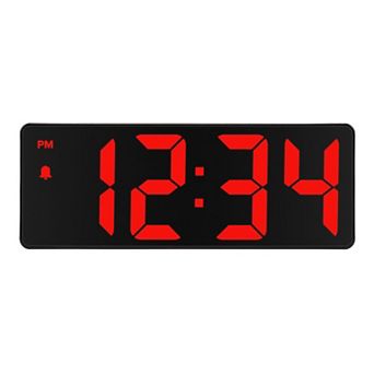 La Crosse Technology 2-Inch LED Digital Alarm Clock with Indoor Temperature