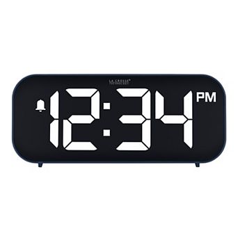 La Crosse Technology Insta-Set Digital LED Alarm Clock with Bluetooth Technology