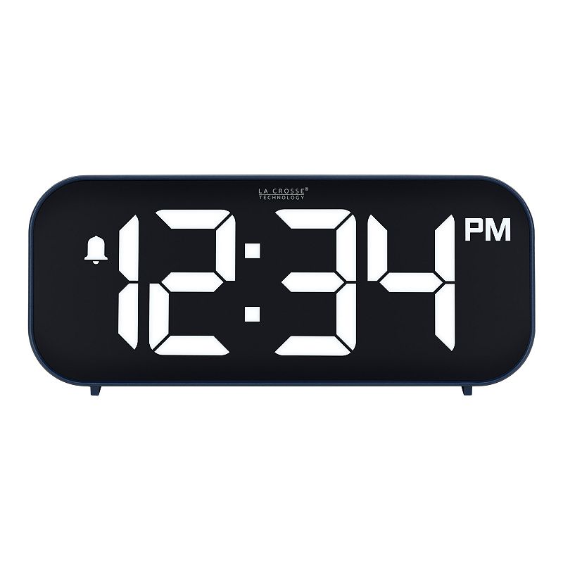 La Crosse Technology Insta-Set Digital LED Alarm Clock with Bluetooth Technology