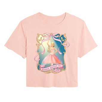 Juniors' Barbie in the Nutcracker Ballet Cropped Tee