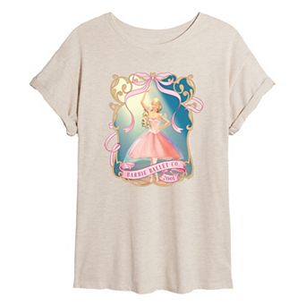 Juniors' Barbie in the Nutcracker Ballet Co. 2001 Oversized Tee