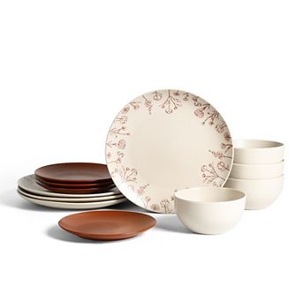 Stone Lain Camelia 12 pc Stoneware Dinnerware Set