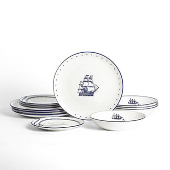 Stone Lain Knox 12 pc Porcelain Dinnerware Set