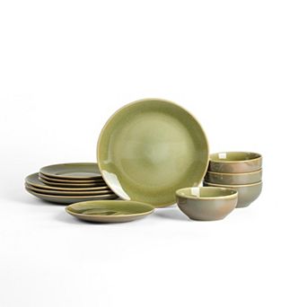 Stone Lain Riley 12 pc Stoneware Dinnerware Set